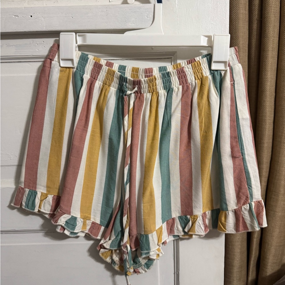 Striped Multicolor Shorts - Picture 2 of 2